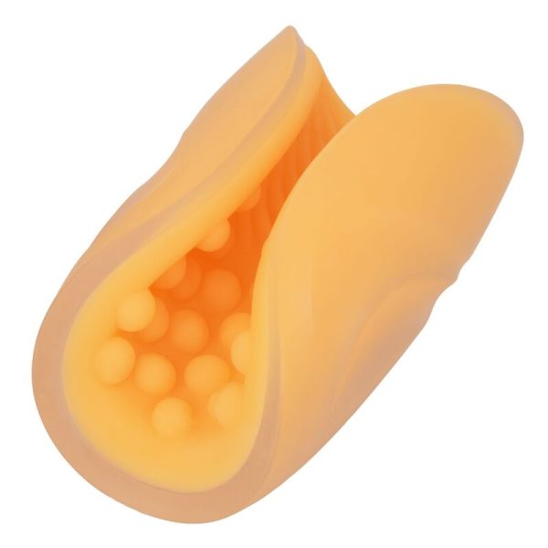 CALEXOTICS - MASTURBATORE BEADED GRIP ARANCIONE - immagine 2