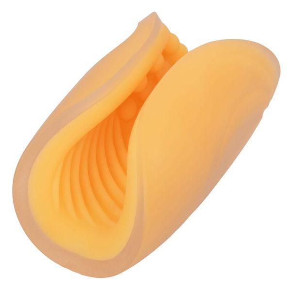 CALEXOTICS - MASTURBATORE BEADED GRIP ARANCIONE - immagine 3