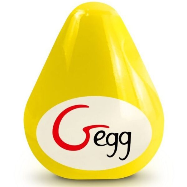 G-VIBE - UOVO MASTURBATORE RIUTILIZZABILE GIALLO STRUTTURATO - immagine 2