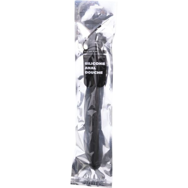 ALL BLACK - DOCCIA ANALE IN SILICONE 27 CM - immagine 2