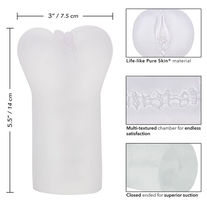 CALEXOTICS - BOUNDLESS VULVA STROKER TRASPARENTE - immagine 4