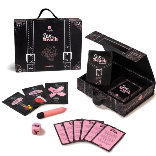 SECRETPLAY - KIT DA VIAGGIO SESSO IN SPIAGGIA (ES/EN/DE/FR/NL/PT) - immagine 2