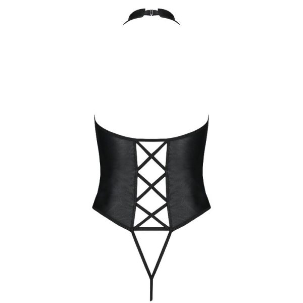 PASSION - BODY NANCY IN PELLE ECOLOGICA S/M - immagine 3