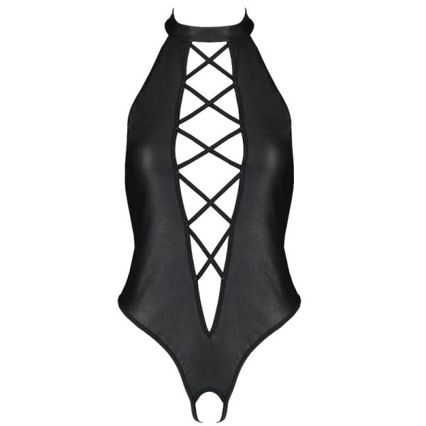 PASSION - BODY NANCY IN PELLE ECOLOGICA S/M - immagine 4