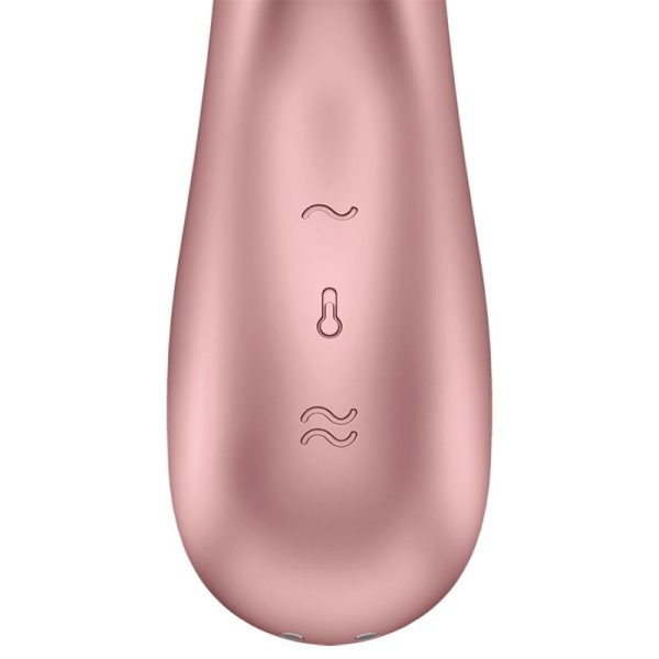 SATISFYER - VIBRATORE HOT LOVER ROSA  BEIGE - immagine 3