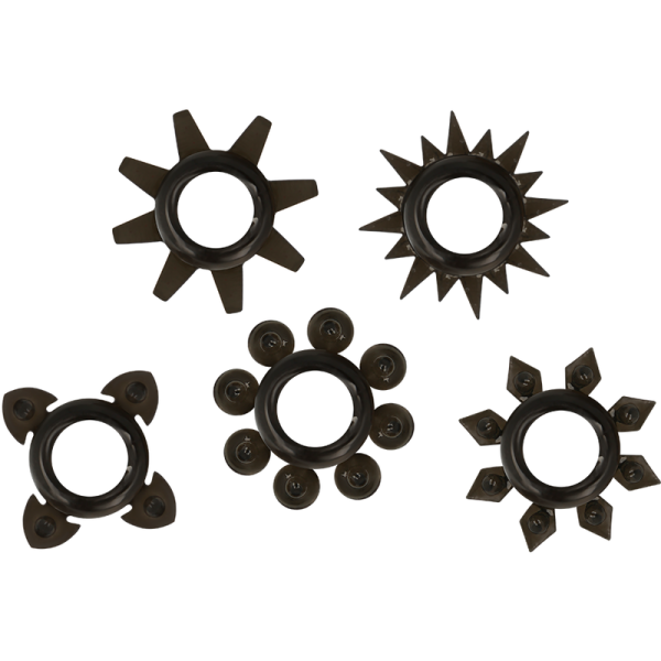 OHMAMA - SET DI 5 ANELLI PER TESTICOLI E PENE IN SILICONE - immagine 2