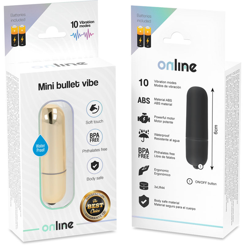 ONLINE - MINI PROIETTORE VIBRANTE DORATO - immagine 4