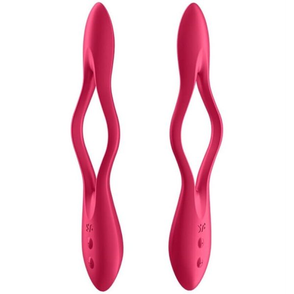 SATISFYER - MULTI VIBRATORE ELASTIC JOY ROSSO - immagine 2