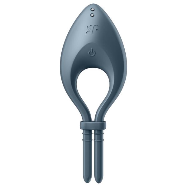 SATISFYER - APP VIBRATORE BULLSEYE RING GRIGIO - immagine 2