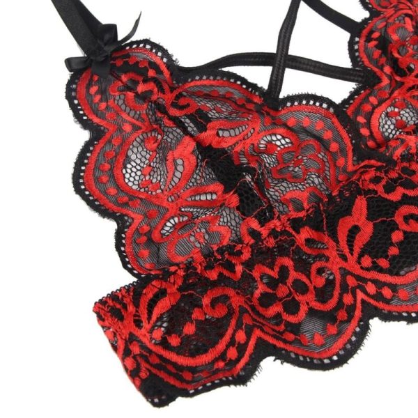 SUBBLIME - SET COMPLETO DUE PEZZI IN PIZZO E PANTALONE M/M - immagine 4