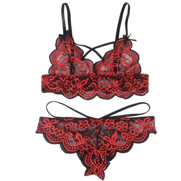 SUBBLIME - SET COMPLETO DUE PEZZI IN PIZZO E PANTALONE M/M - immagine 5