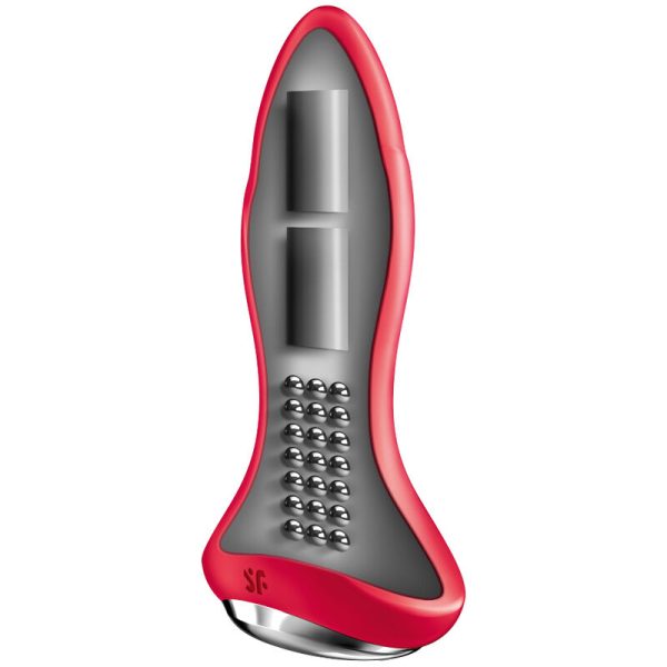 SATISFYER - ROTATOR PLUG 1+ PLUG VIBRANTE APP ROSSO - immagine 2