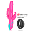 HAPPY LOKY - TRIPLA STIMOLAZIONE DONALD: COMPATIBILE CON LA TECNOLOGIA WIRELESS ANALE, G-SPOT E CLITORIDEA WATCHME - immagine 3
