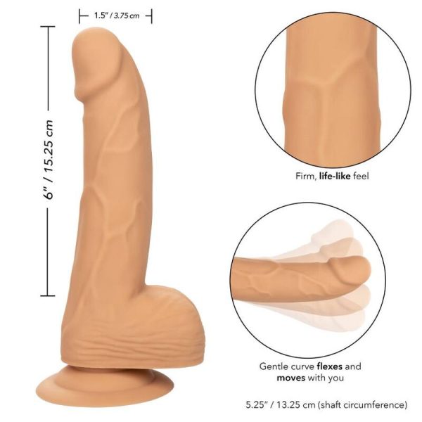 CALEXOTICS - BORCHIE IN SILICONE 15.24 CM PELLE - immagine 2