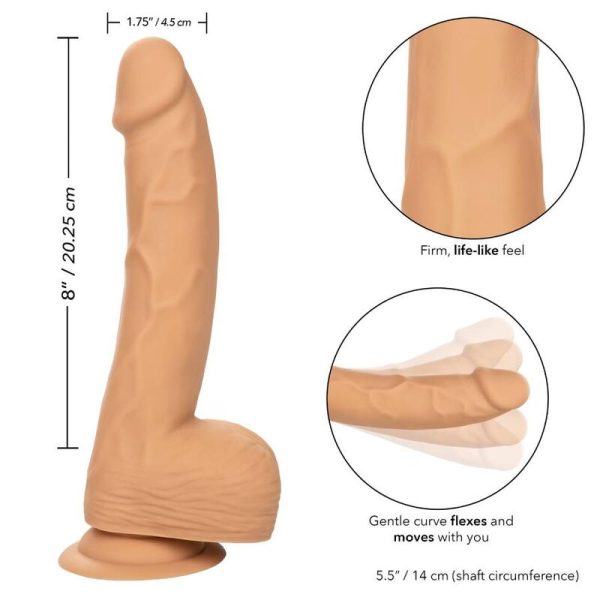 CALEXOTICS - BORCHIE IN SILICONE 20.32 CM PELLE - immagine 2