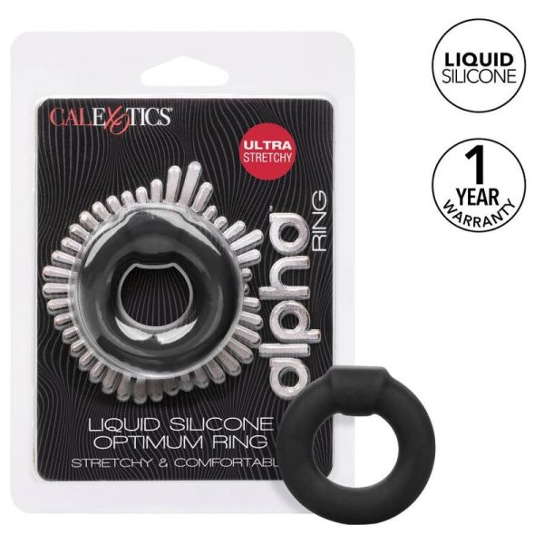 CALEXOTICS - ANELLO ALPHA OPTIMUM NERO - immagine 2