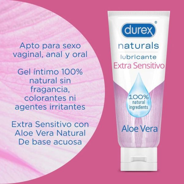 DUREX - LUBRIFICANTE NATURALS EXTRA SENSIBILE 100 ML - immagine 3