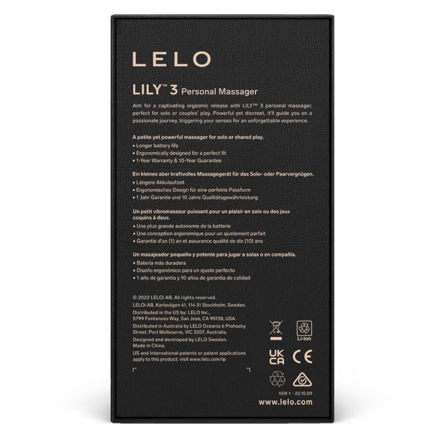 LELO - MASSAGGIATORE PERSONALE LILY 3 - LAVANDA - immagine 4