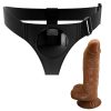 PRETTY LOVE - IMBRAGATURA SLIP UNIVERSALE IMBRAGATURA CON DILDO MICHEAL 20 CM NERO - immagine 3