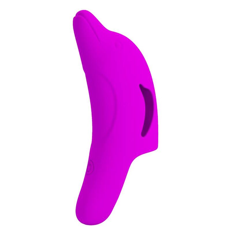 PRETTY LOVE - POTENTE STIMOLATORE DELLE DITA DELPHINI VIOLA - immagine 3