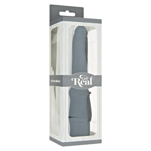 GET REAL - VIBRATORE LISCIO CLASSICO NERO - immagine 3