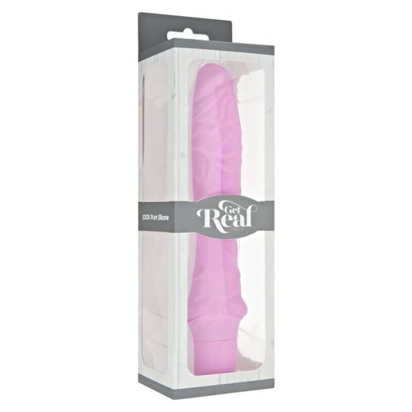 GET REAL - VIBRATORE CLASSICO GRANDE ROSA - immagine 3