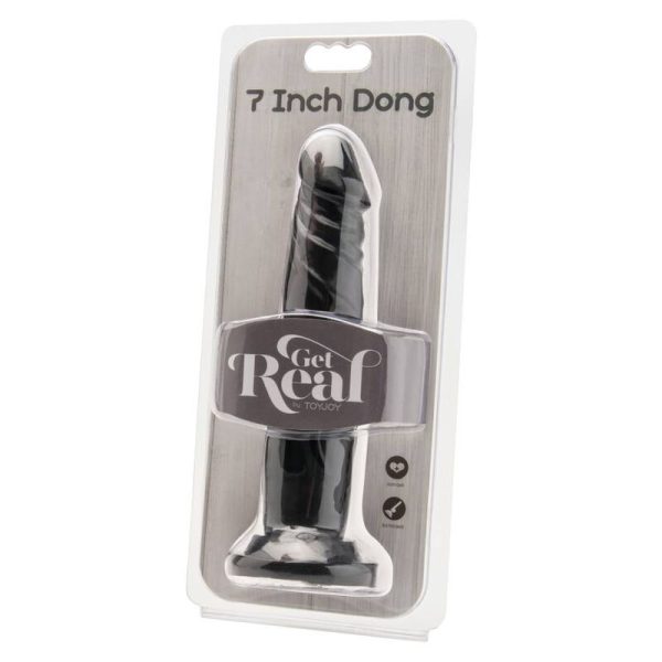 GET REAL - DONG 18 CM NERO - immagine 2