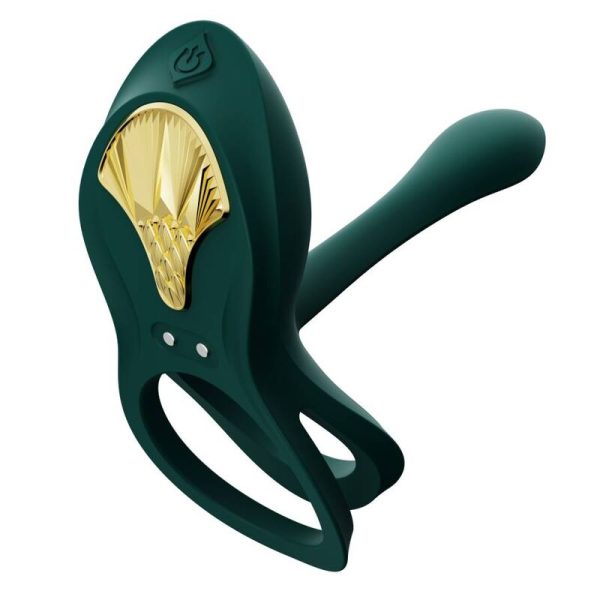 ZALO - ANELLO PER COPPIE VIBRANTI BAYEK VERDE - immagine 3