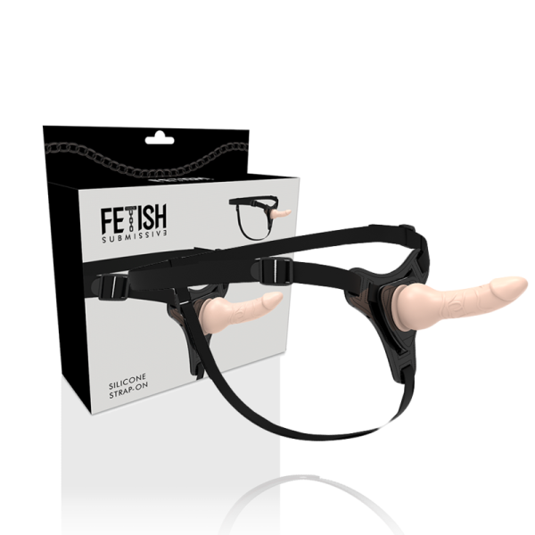 FETISH SUBMISSIVE HARNESS - SILICONE FLESH REALISTICO 16CM - immagine 2