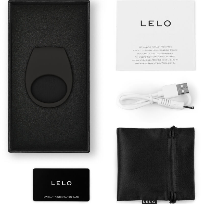 LELO - ANELLO VIBRATORE TOR 3 NERO - immagine 3