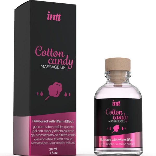 INTT MASSAGE  ORAL SEX - GEL DA MASSAGGIO AL GUSTO DI CANDY COTONE CON EFFETTO RISCALDANTE - immagine 2
