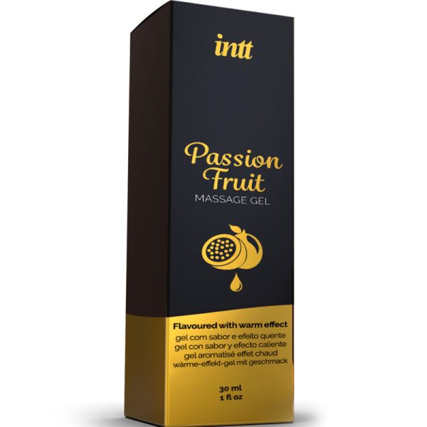 INTT MASSAGE  ORAL SEX - GEL DA MASSAGGIO AL GUSTO DI FRUTTO DELLA PASSIONE CON EFFETTO CALORE - immagine 3