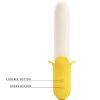 PRETTY LOVE - BANANA GEEK SUPER POWER 7 VIBRAZIONI SU E GIÙ SILICONE NERO - immagine 4