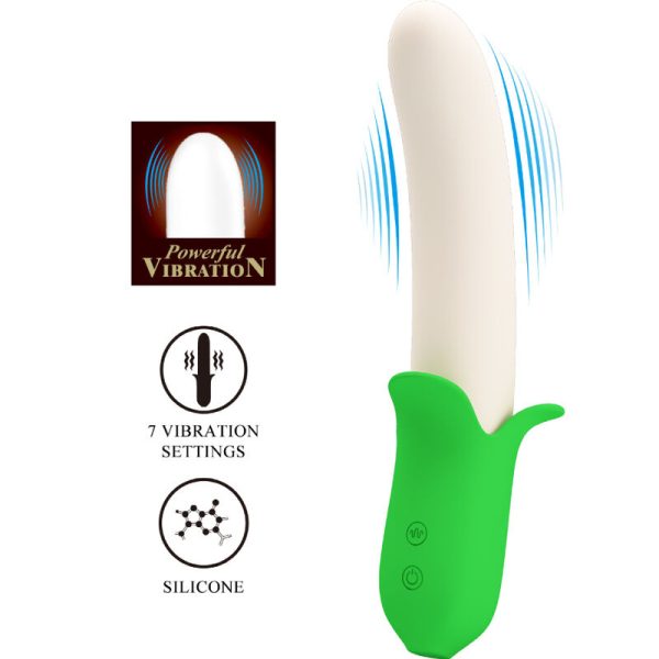 PRETTY LOVE - BANANA KNIGHT SUPER POWER 7 VIBRAZIONI IN SILICONE - immagine 3