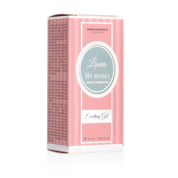 LIONA BY MOMA - VIBRATORE LIQUIDO ECCITANTE GEL15 ML - immagine 5