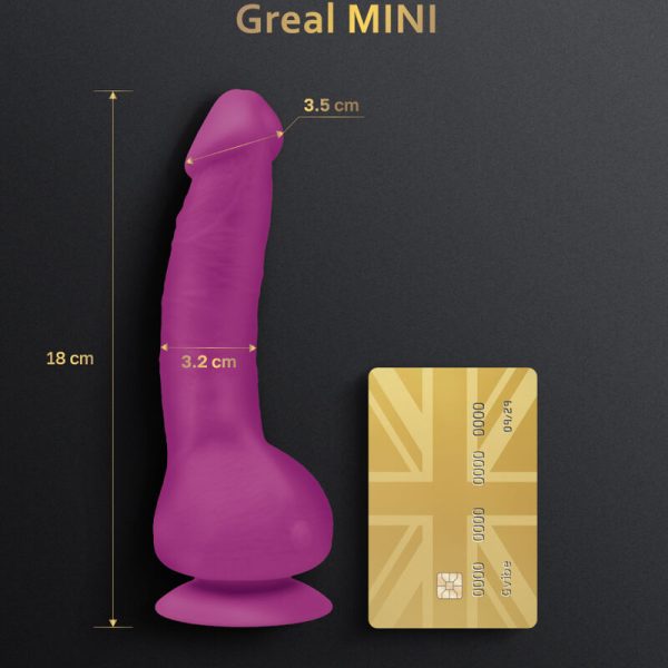 G-VIBE - GREAL MINI DILDO VIBRATORE IN SILICONE FUCSIA - immagine 2