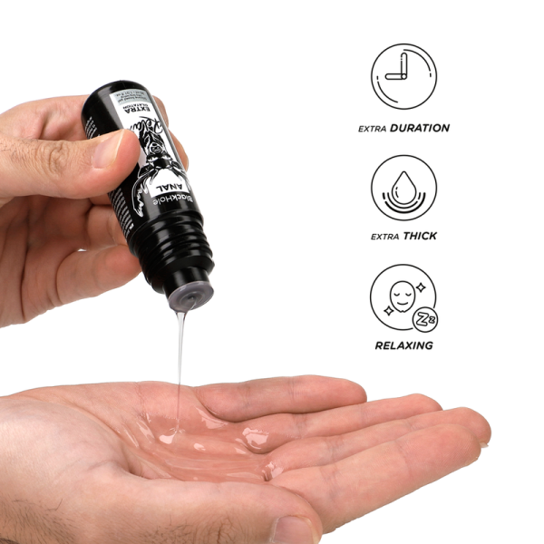 BLACK HOLE - GEL SILICONE BASE DILATAZIONE ANALE 30 ML - immagine 3