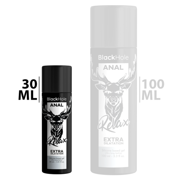 BLACK HOLE - GEL SILICONE BASE DILATAZIONE ANALE 30 ML - immagine 2