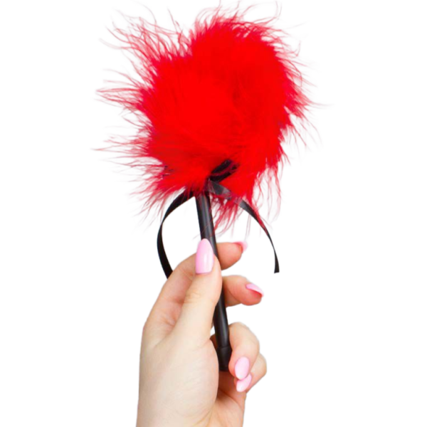 GIOCO SEGRETO - SPOLVERINO MARABOU ROSSO