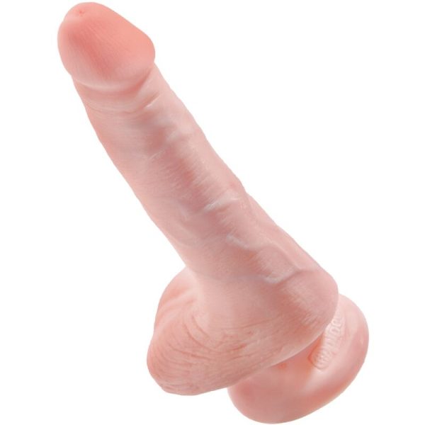 KING COCK - PENE REALISTICO CON SFERE 13.5 CM LEGGERO - immagine 3