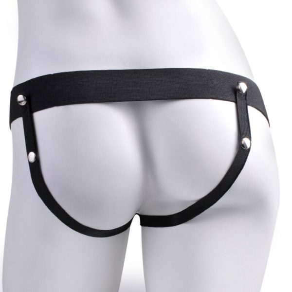 FETISH FANTASY SERIES - IMBRACATURA REGOLABILE PENE REALISTICO CON SFERE RICARICABILI E VIBRATORE 17,8 CM - immagine 5