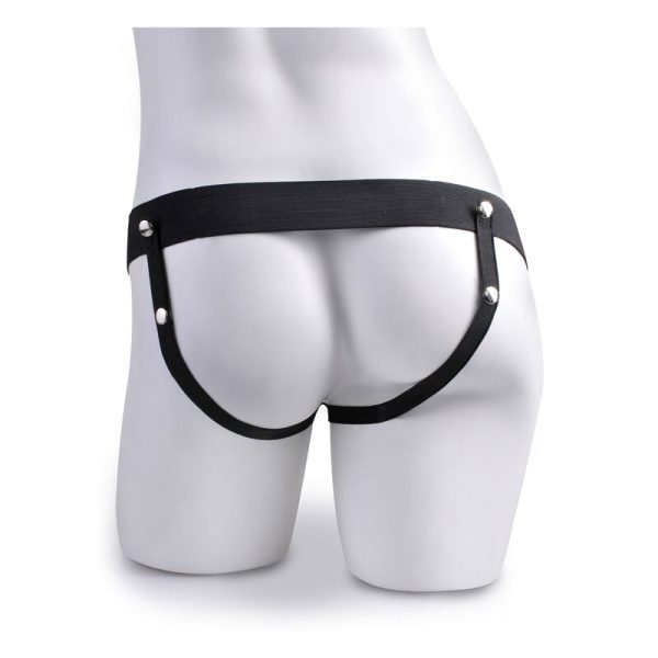 FETISH FANTASY SERIES - IMBRACATURA REGOLABILE PENE REALISTICO CON SFERE SQUIRTING 19 CM - immagine 4