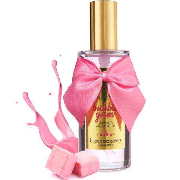 BIJOUX - INDISCRETS LIGHT MY FIRE OLIO DA MASSAGGIO EFFETTO CALORE GUSTO GOMMA - immagine 3