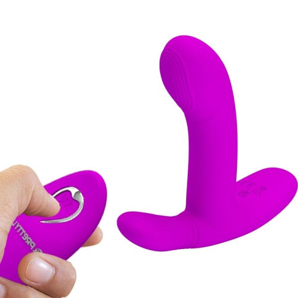 PRETTY LOVE - MASSAGGIATORE PER CLITORIDE GERI TELECOMANDO ROSA - immagine 5