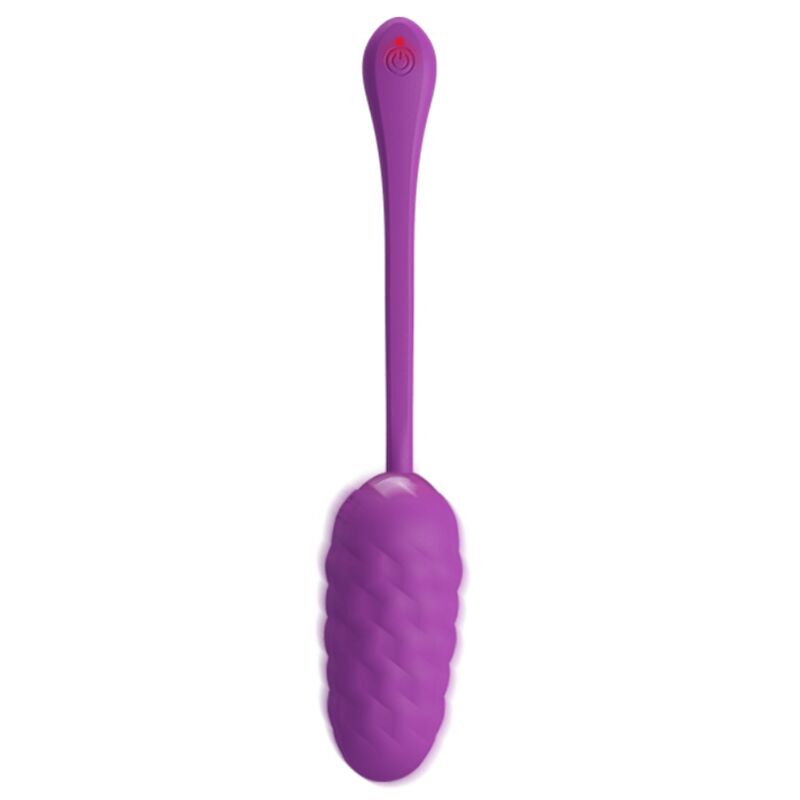 PRETTY LOVE - UOVO VIBRANTE CON TEXTURE MARINA RICARICABILE VIOLA - immagine 4
