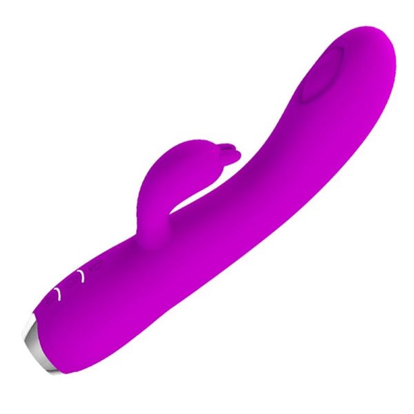 PRETTY LOVE - VIBRATORE REGINA - ONDE STIMOLANTI RICARICABILI VIOLA - immagine 4