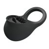 PRETTY LOVE - ANELLO VIBRANTE PER PENE CON LINGUA NERA - immagine 4
