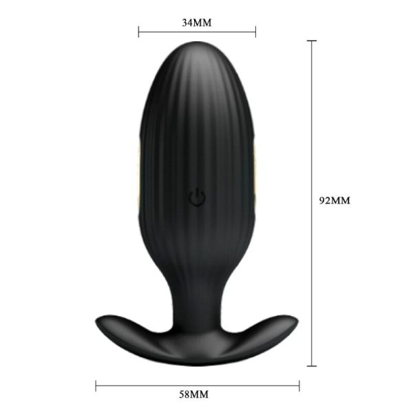 PRETTY LOVE - PLUG ANALE CONTROLLATO DA APP JEFFERSON NERO - immagine 4