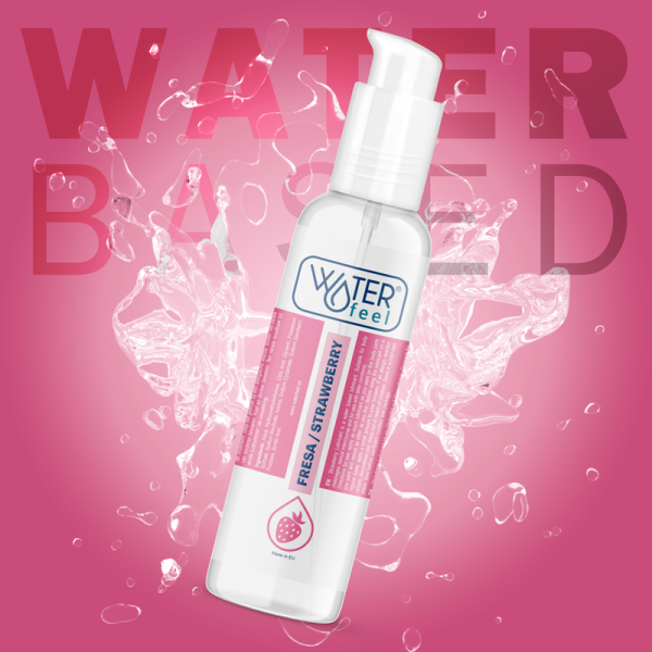 WATERFEEL - LUBRIFICANTE A BASE ACQUA DI FRAGOLA 175 ML - immagine 4