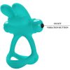 PRETTY LOVE - ANELLO VIBRATORE CONIGLIO VERDE DANTE - immagine 5